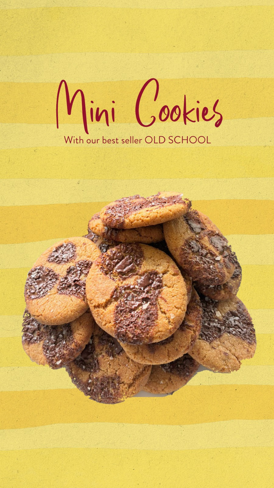 Mini Cookies(Box of 20 mini OLD SCHOOL cookies)
