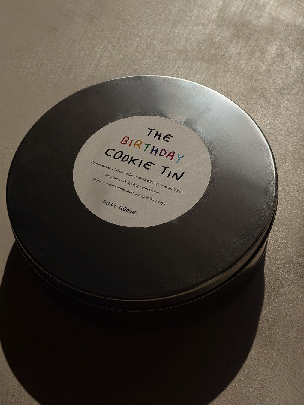 The Birthday Cookie Tin